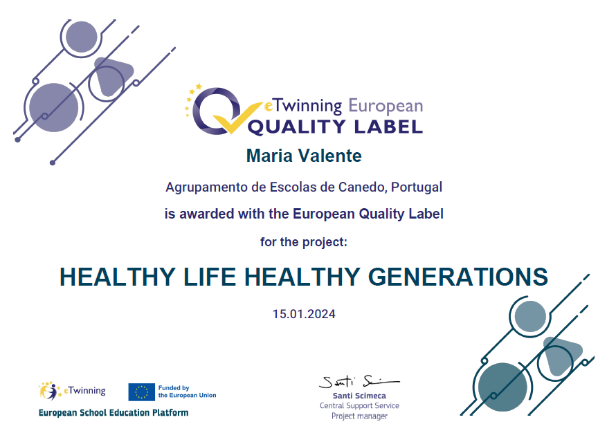 Selo Europeu Healthy MManuel