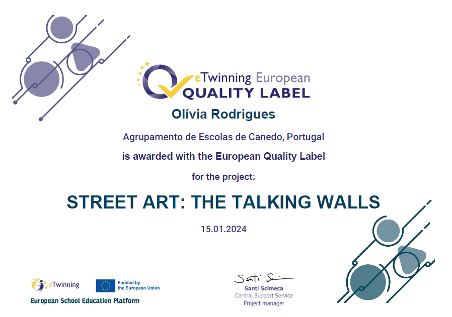 Selo Europeu Street Art Olivia